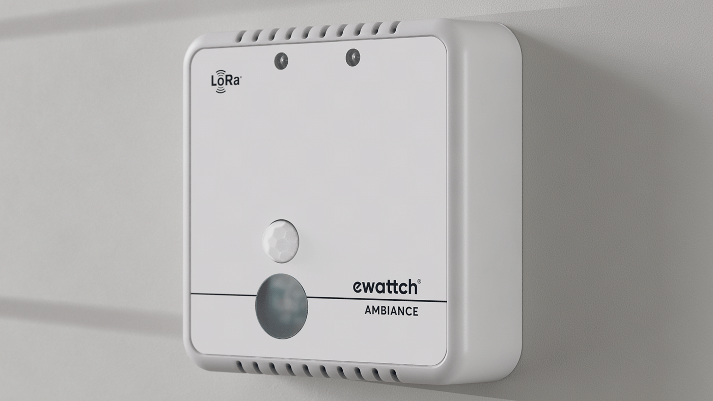 Ewattch — Visuels 3D pour produits capteurs énergétiques hero