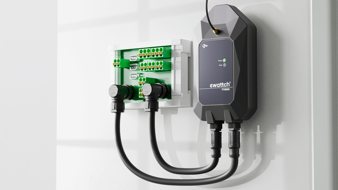 Ewattch — Visuels 3D pour produits capteurs énergétiques média 2